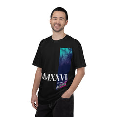 MMXXVI Cityscape T-Shirt — Nostalgic 2026 Roman Numerals Skyline Tee