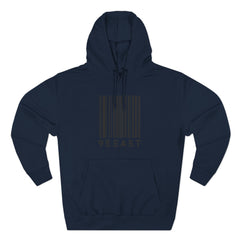 Minimalist Barcode Fleece Hoodie