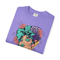 Floral Pop Art Portrait T-Shirt- 95EAST SUPPLY