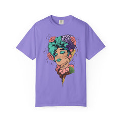 Floral Pop Art Portrait T-Shirt- 95EAST SUPPLY