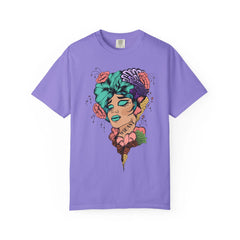 Floral Pop Art Portrait T-Shirt- 95EAST SUPPLY