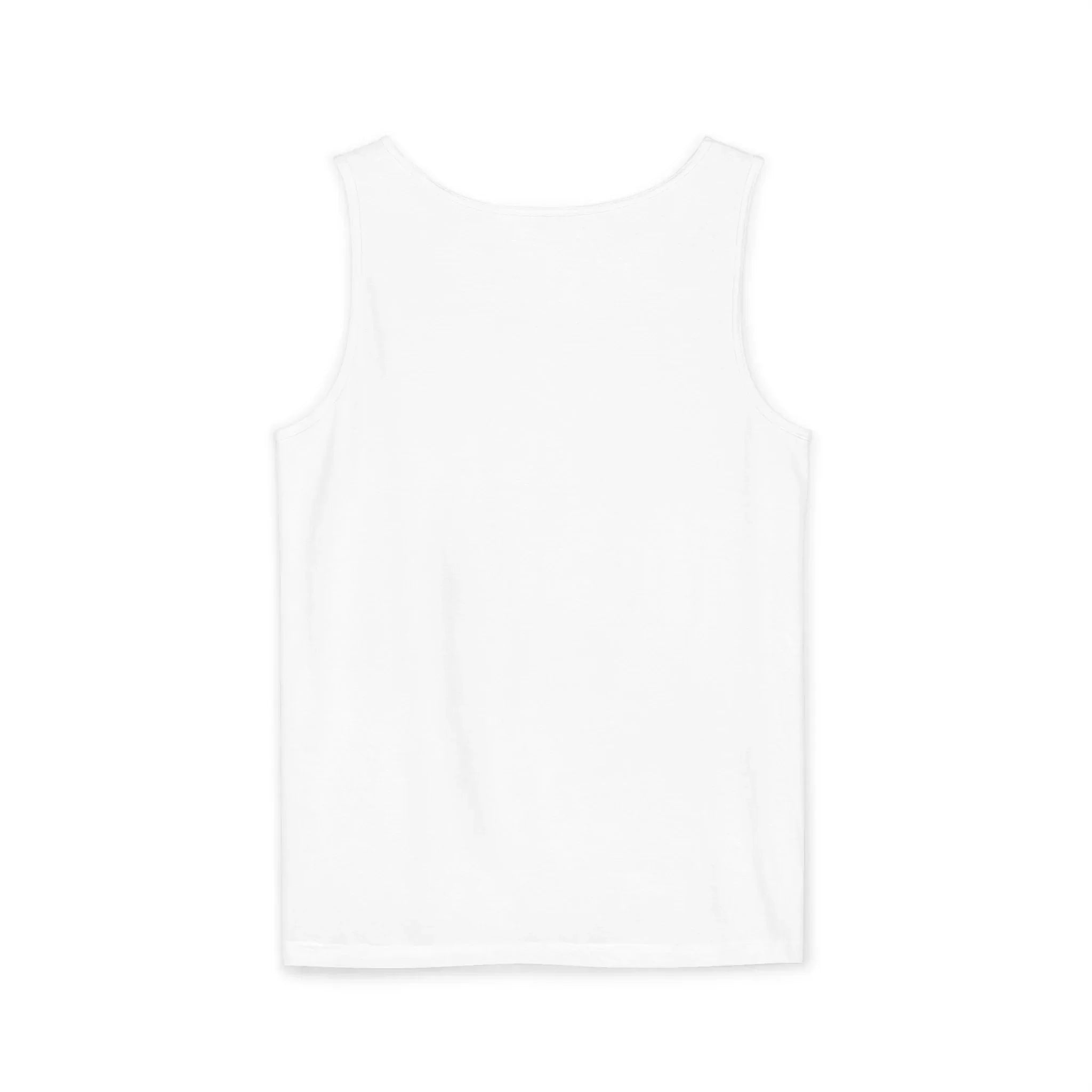 Plain white sleeveless tank top for casual wear