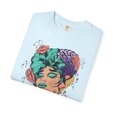 Floral Pop Art Portrait T-Shirt- 95EAST SUPPLY