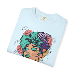 Floral Pop Art Portrait T-Shirt- 95EAST SUPPLY