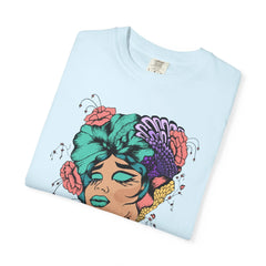 Floral Pop Art Portrait T-Shirt- 95EAST SUPPLY
