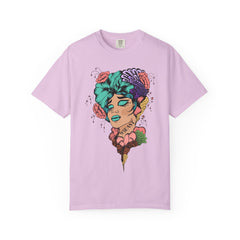 Floral Pop Art Portrait T-Shirt- 95EAST SUPPLY