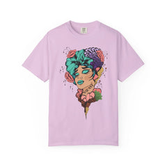 Floral Pop Art Portrait T-Shirt- 95EAST SUPPLY