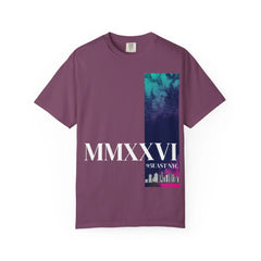 MMXXVI Cityscape T-Shirt — Nostalgic 2026 Roman Numerals Skyline Tee