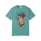 Floral Pop Art Portrait T-Shirt- 95EAST SUPPLY