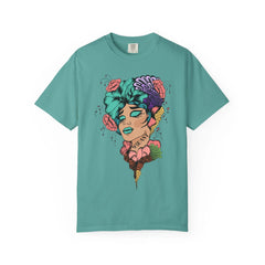 Floral Pop Art Portrait T-Shirt- 95EAST SUPPLY