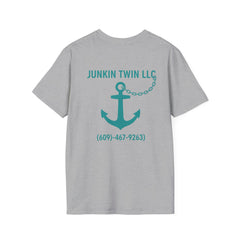 Junkin Twin Anchor T-Shirt — Nautical Vintage Anchor Graphic Tee