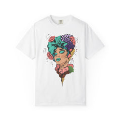 Floral Pop Art Portrait T-Shirt- 95EAST SUPPLY