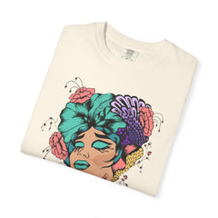 Floral Pop Art Portrait T-Shirt- 95EAST SUPPLY