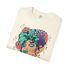 Floral Pop Art Portrait T-Shirt- 95EAST SUPPLY