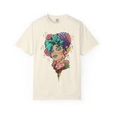 Floral Pop Art Portrait T-Shirt- 95EAST SUPPLY