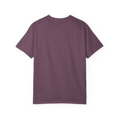 Solid purple t-shirt with clean, modern design for casual wear