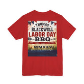 Labor Day BBQ T‑Shirt- Personalized Family Celebration Tee