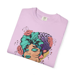 Floral Pop Art Portrait T-Shirt- 95EAST SUPPLY