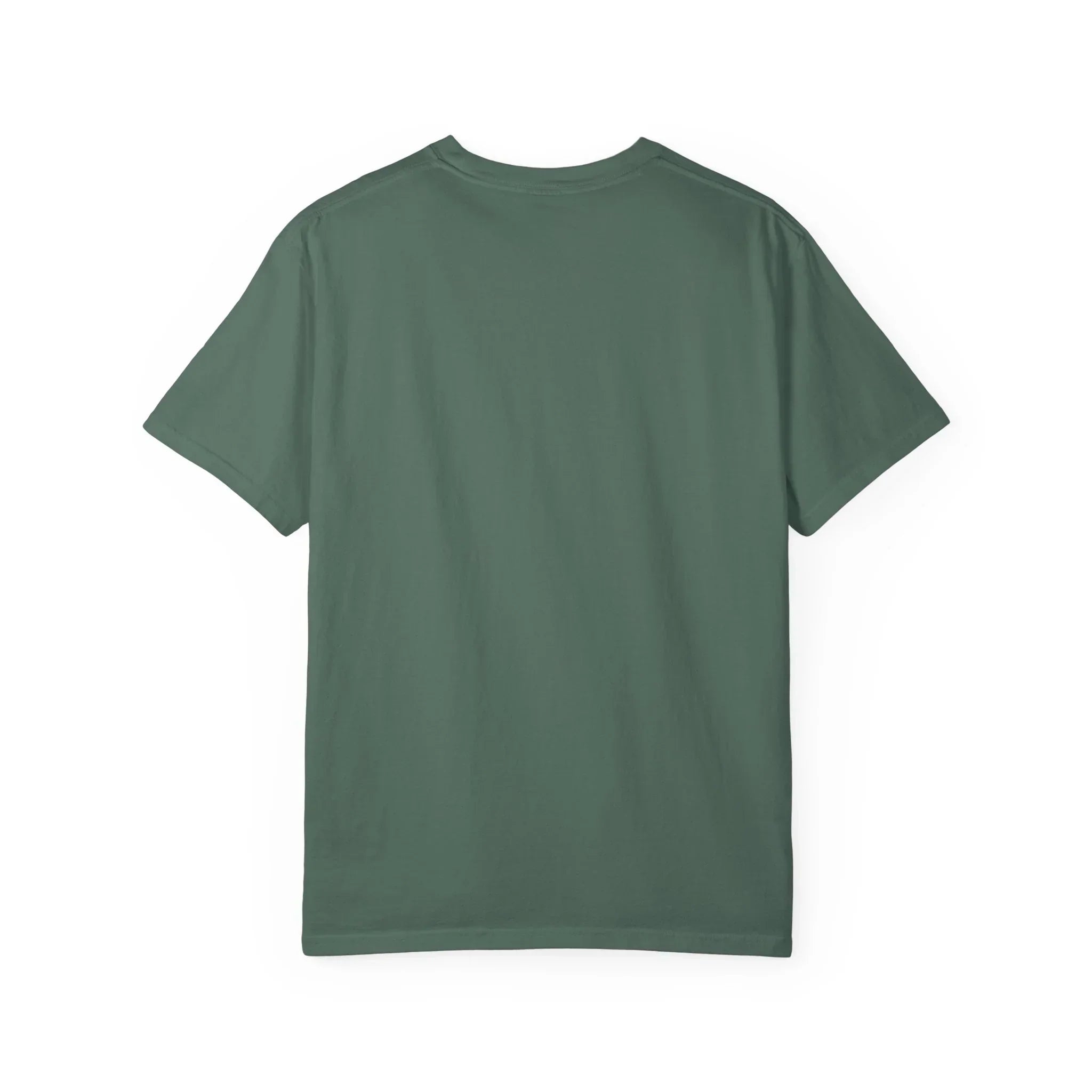 Solid green t-shirt with classic fit, ideal for casual wear and everyday style.