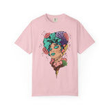 Floral Pop Art Portrait T-Shirt- 95EAST SUPPLY