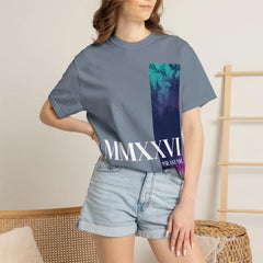 MMXXVI Cityscape T-Shirt — Nostalgic 2026 Roman Numerals Skyline Tee