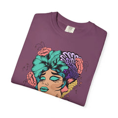 Floral Pop Art Portrait T-Shirt- 95EAST SUPPLY