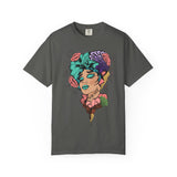 Floral Pop Art Portrait T-Shirt- 95EAST SUPPLY