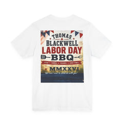 Labor Day BBQ T‑Shirt- Personalized Family Celebration Tee