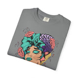 Floral Pop Art Portrait T-Shirt- 95EAST SUPPLY