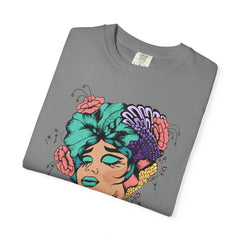Floral Pop Art Portrait T-Shirt- 95EAST SUPPLY