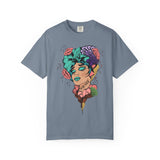 Floral Pop Art Portrait T-Shirt- 95EAST SUPPLY