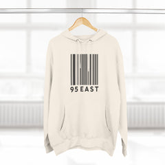 Minimalist Barcode Fleece Hoodie