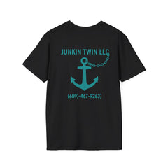 Junkin Twin Anchor T-Shirt — Nautical Vintage Anchor Graphic Tee