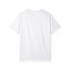 Plain white t-shirt back view, minimalist design for casual wear