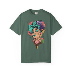 Floral Pop Art Portrait T-Shirt- 95EAST SUPPLY