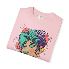 Floral Pop Art Portrait T-Shirt- 95EAST SUPPLY
