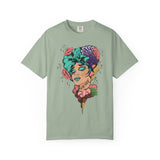 Floral Pop Art Portrait T-Shirt- 95EAST SUPPLY