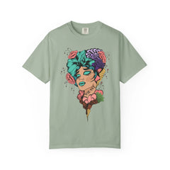 Floral Pop Art Portrait T-Shirt- 95EAST SUPPLY