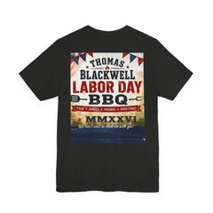 Labor Day BBQ T‑Shirt- Personalized Family Celebration Tee