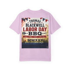 Labor Day BBQ T-Shirt- Personalized Thomas/ Blackwell Vintage BBQ Poster Tee