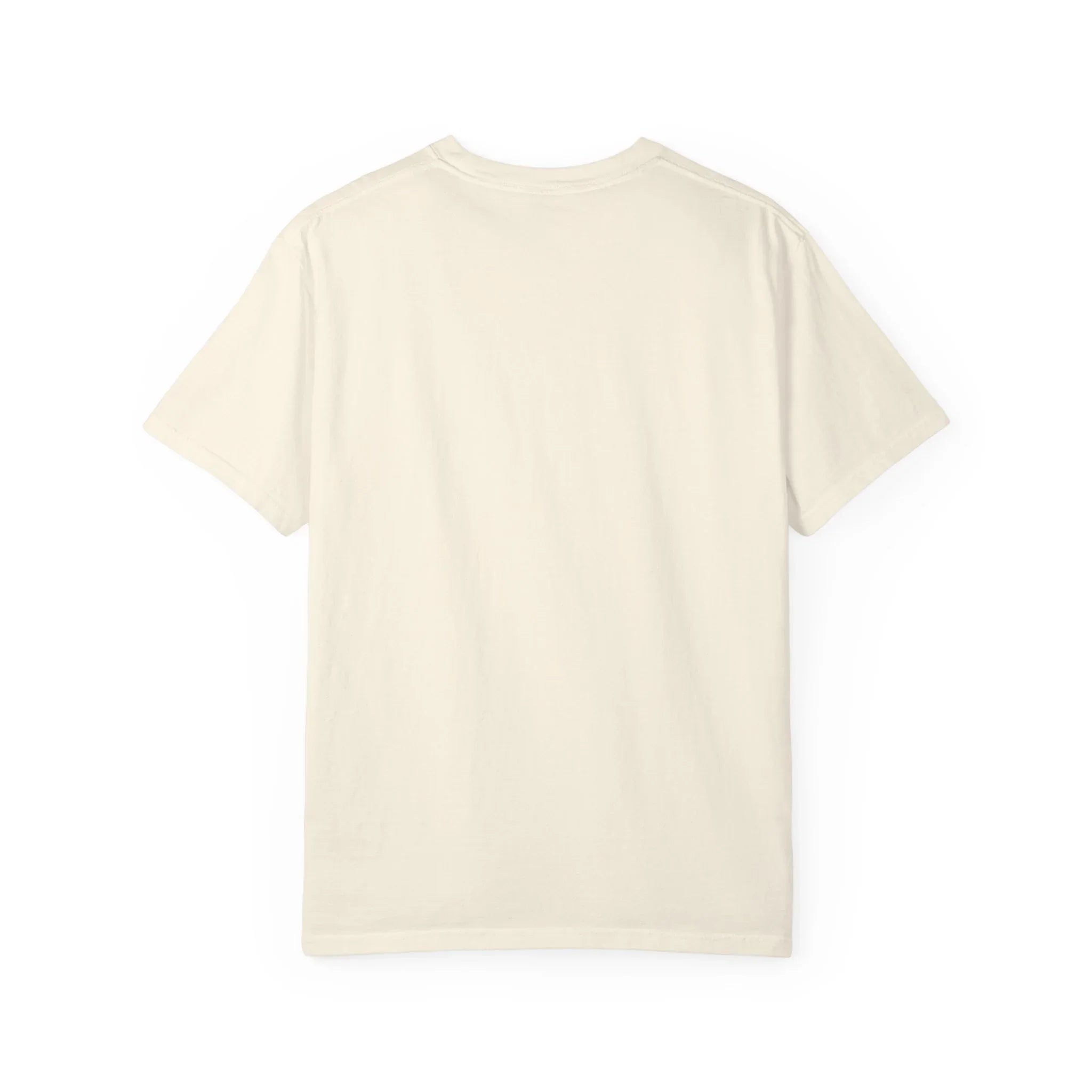 Cream-colored t-shirt with clean, minimalist design for casual wear