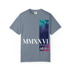 MMXXVI Cityscape T-Shirt — Nostalgic 2026 Roman Numerals Skyline Tee