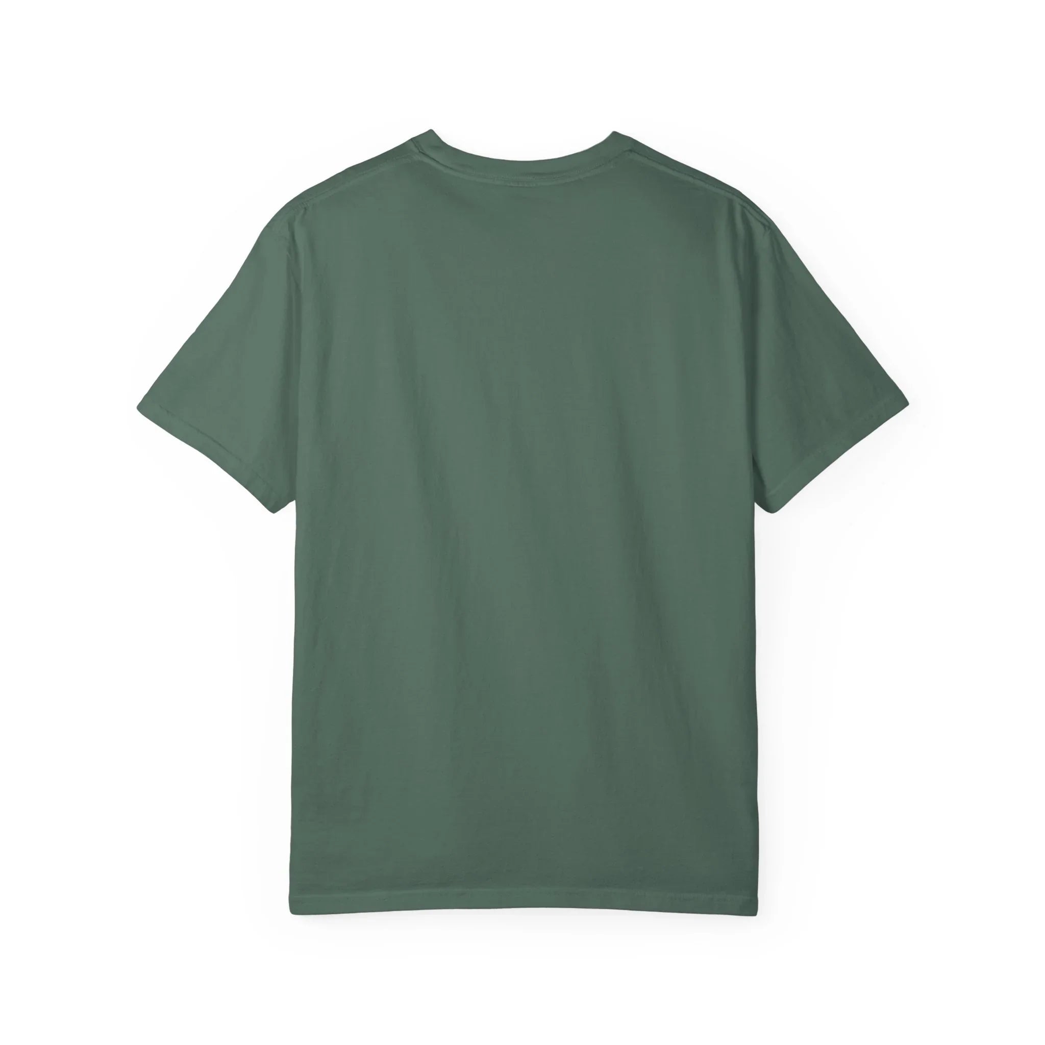Solid green t-shirt with classic fit, ideal for casual wear and everyday style.