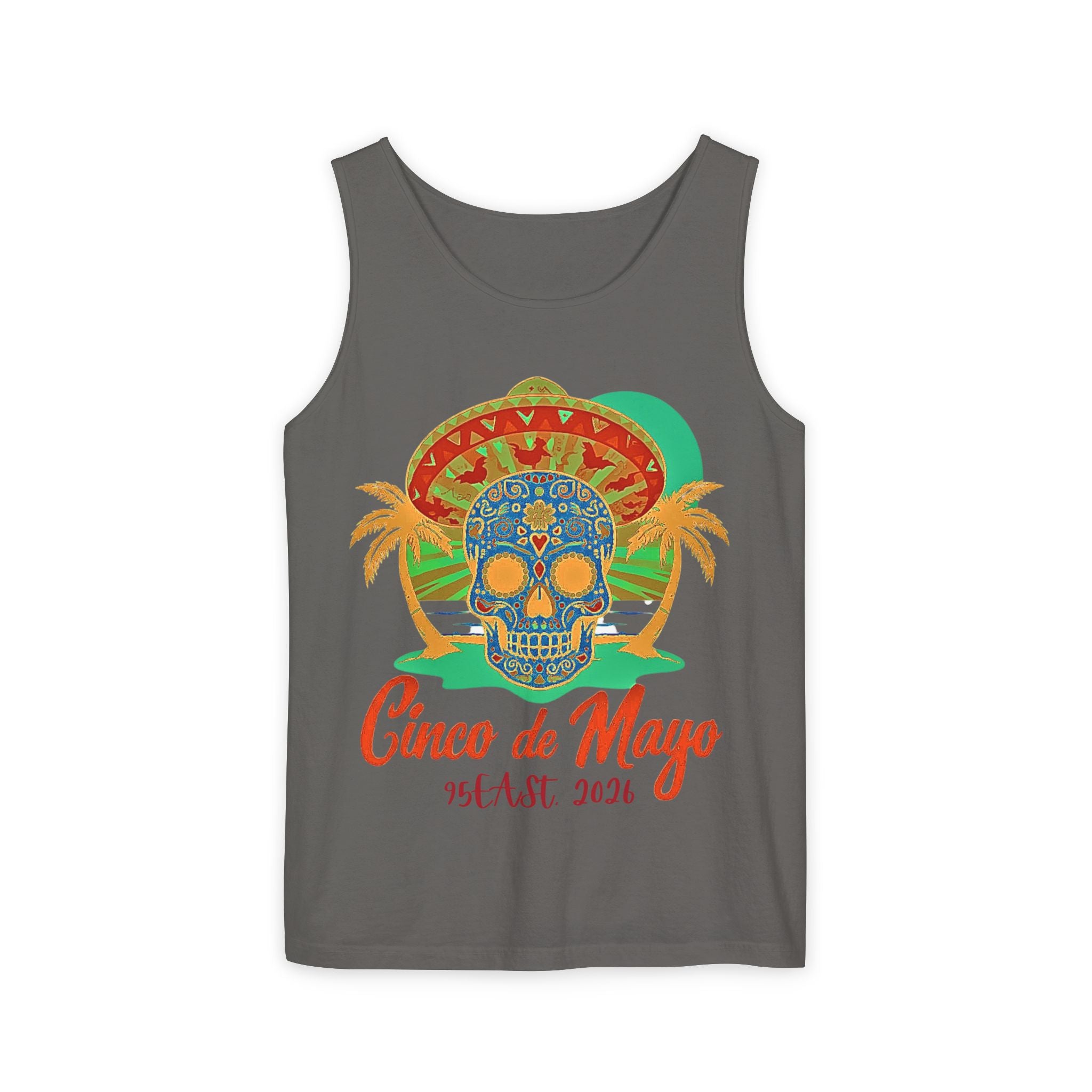 Cinco de Mayo Sugar Skull Tank Top- 95EAST YORK x JERSEY
